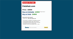 Desktop Screenshot of fatafeet.com